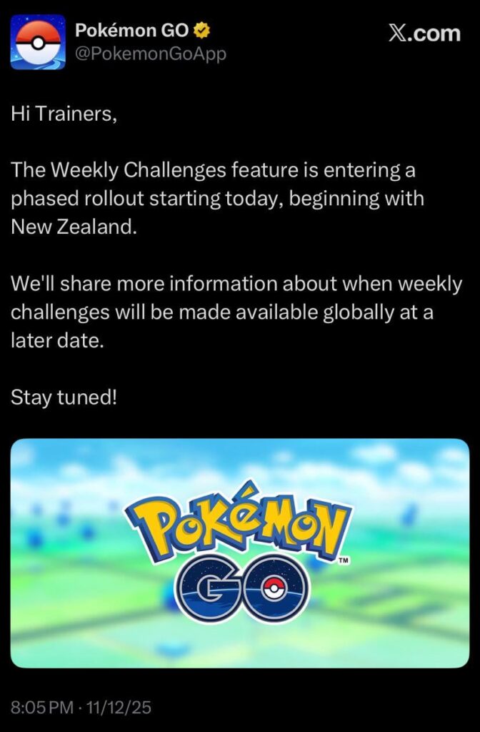 Official Announcement about Weekly Challenges