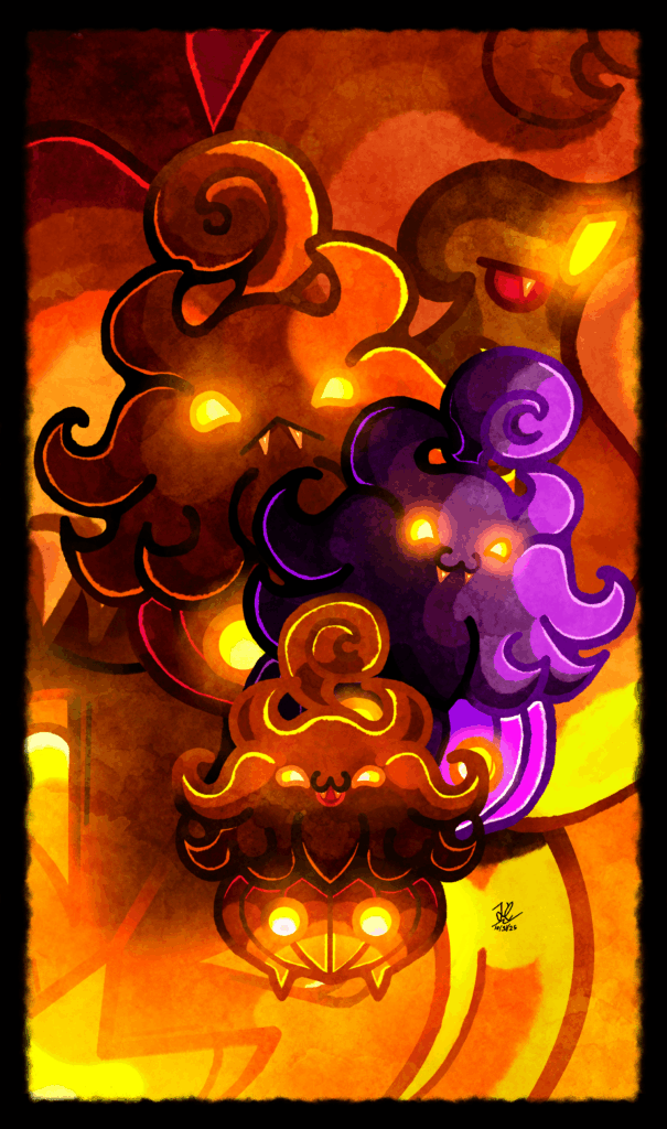 Grim Grinning Gourds [OC]