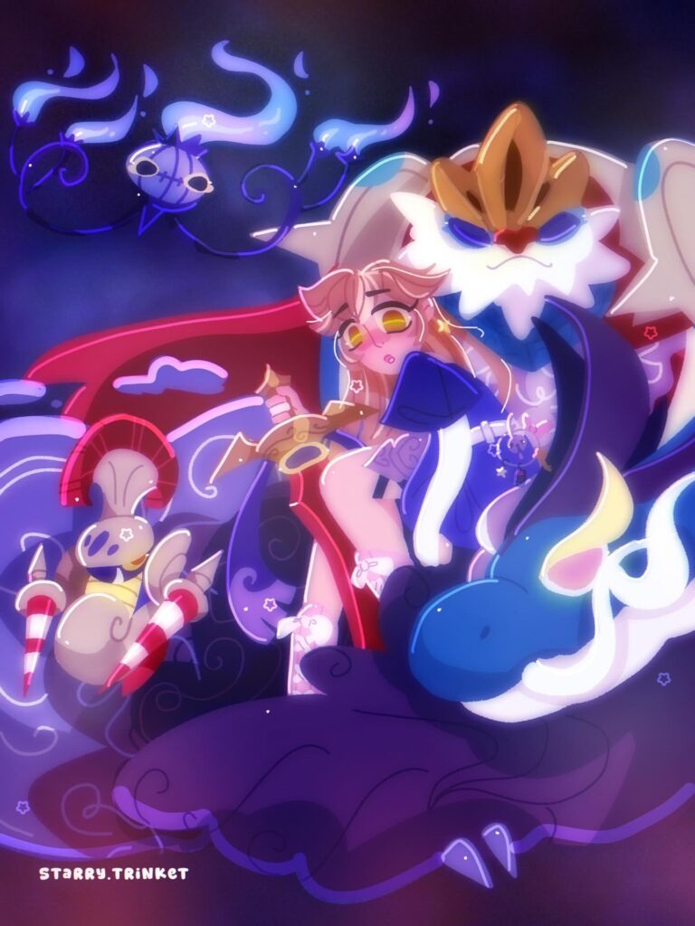 team and character for UTS pokemon au