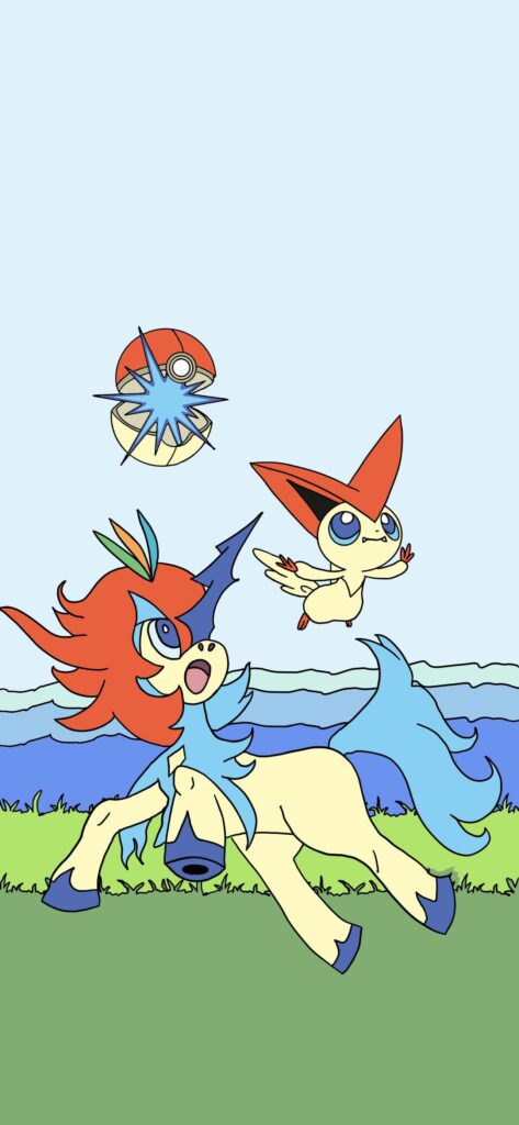 Keldeo and victini back ground!!