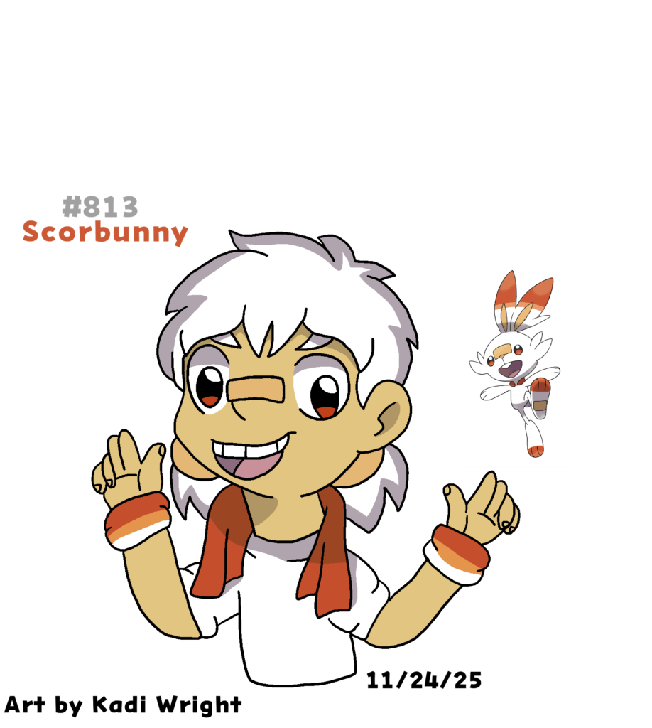 Humanized Scorbunny (Art by me)