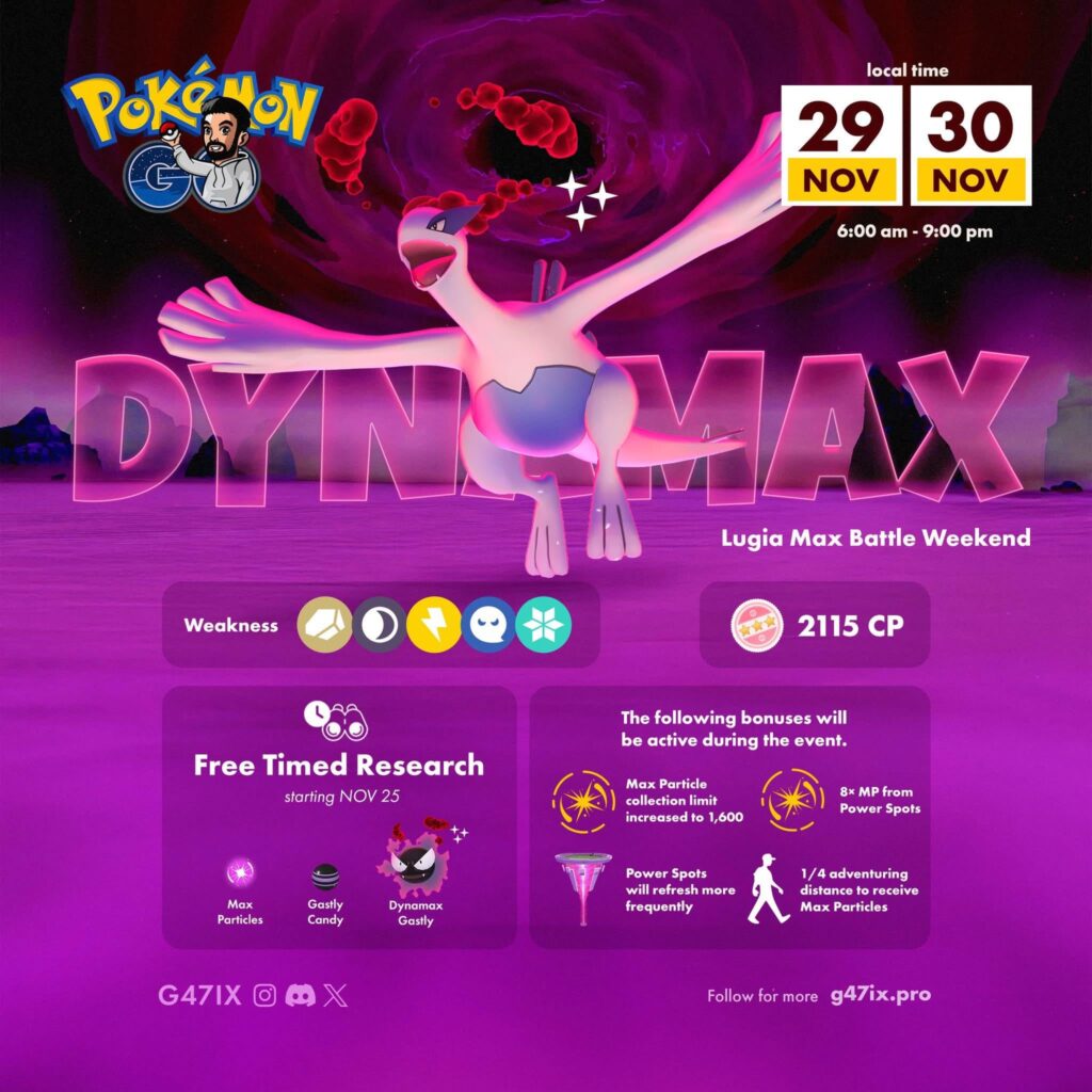 Dynamax Lugia