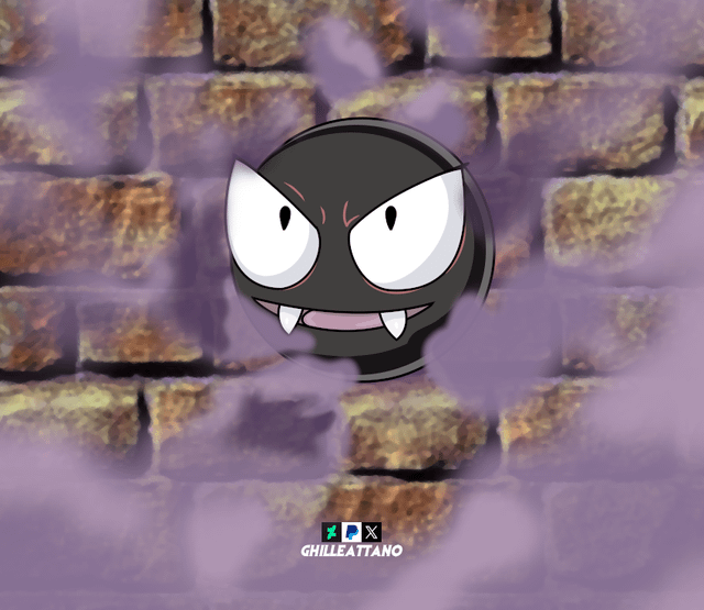 (OC) My Gastly TCG Art Remake
