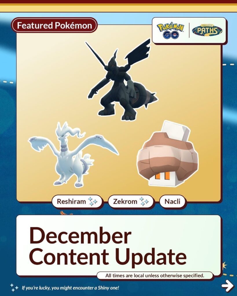 December Content Update Niantic Infographic