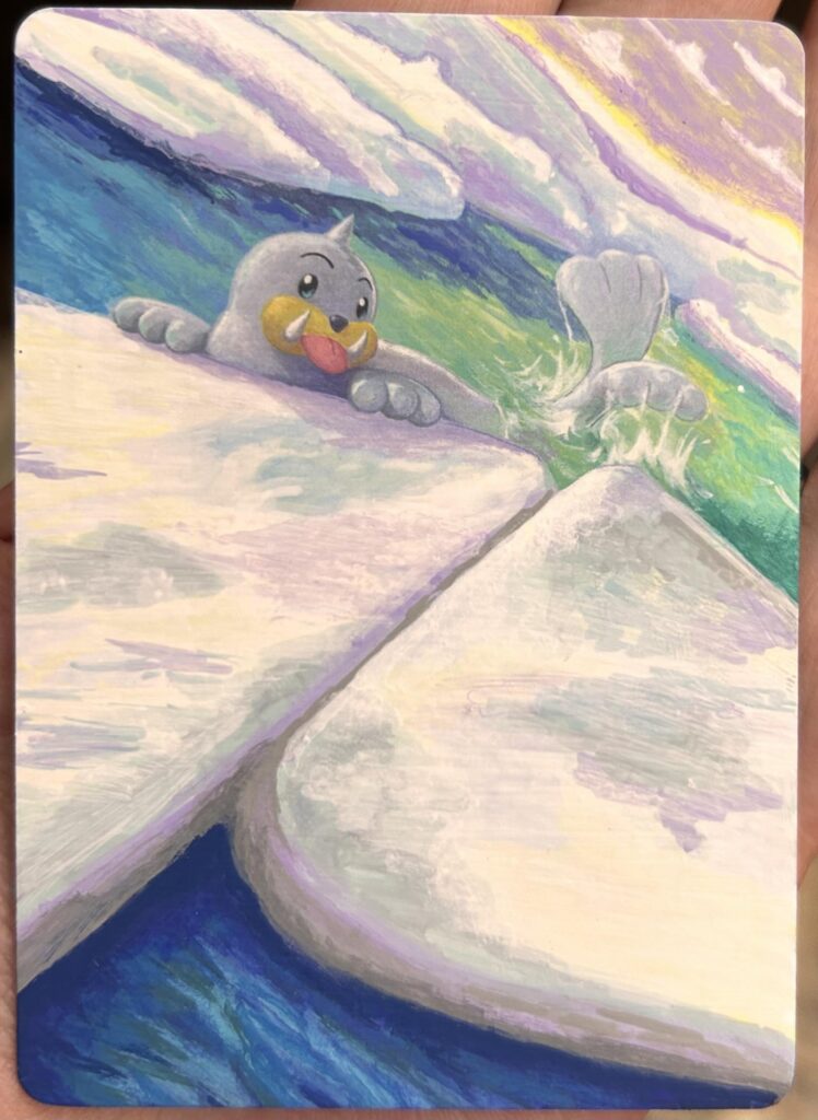 Started painting my bulk cards :)