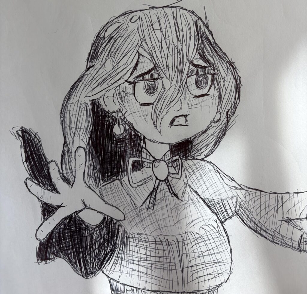 Drew a Hex Maniac because of… reasons 😳