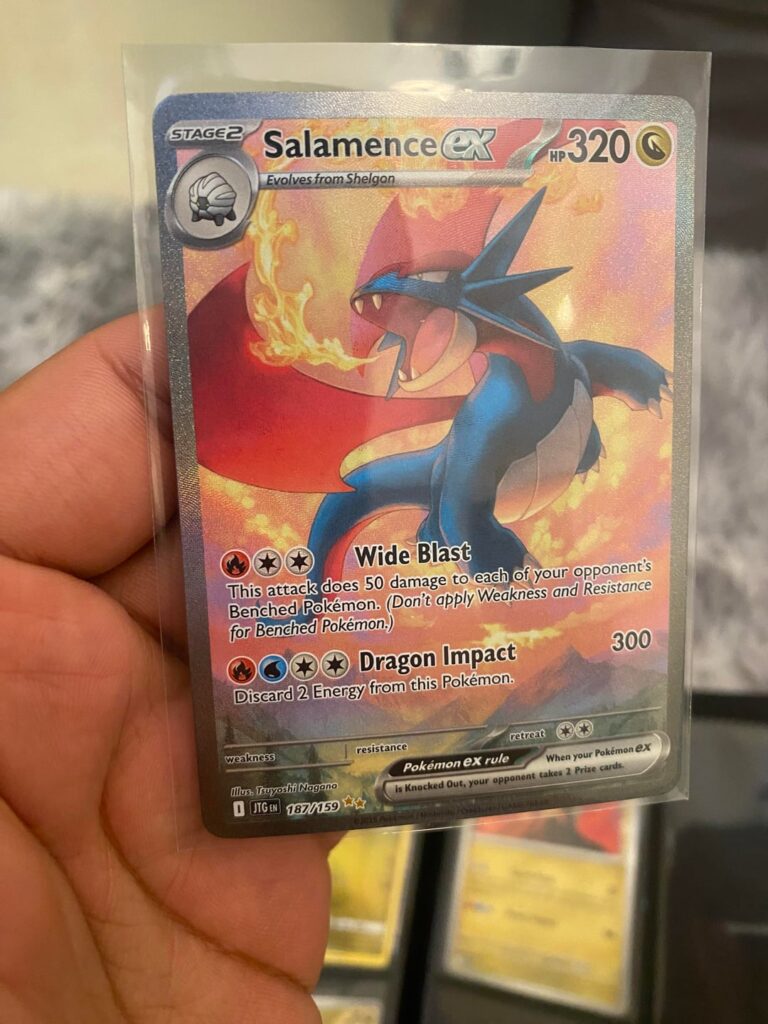 Printer hickey or damage on my salamence?