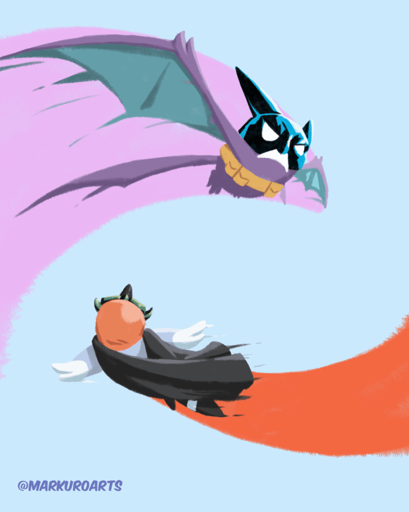 Pokemon x DC for Artober 3 2025