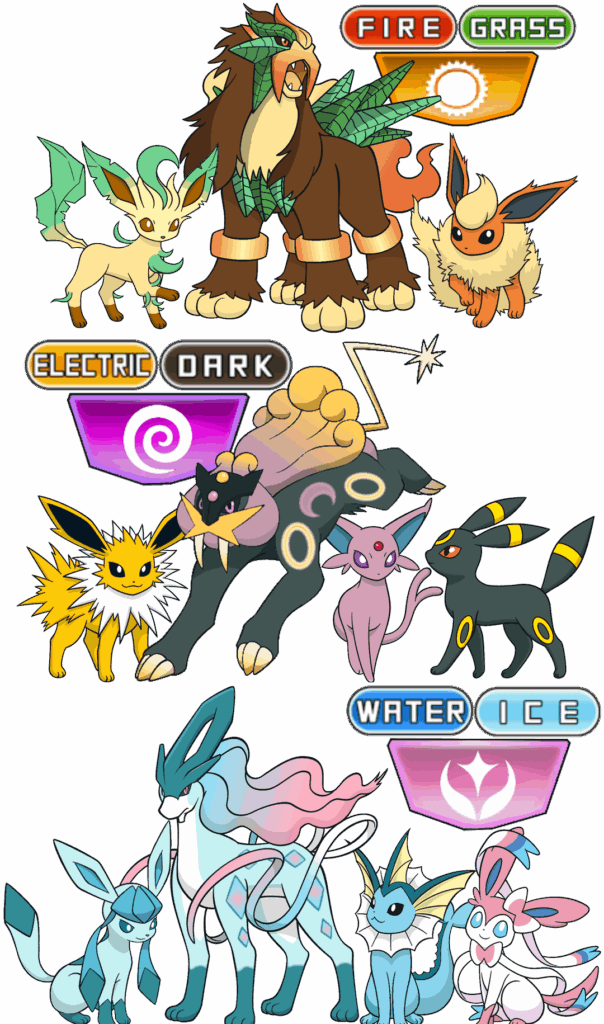 What if the Eeveelutions could evolve into the Legendary Beasts? | Pokemon Sweltering Sun Remix Doozian Forms (OC)