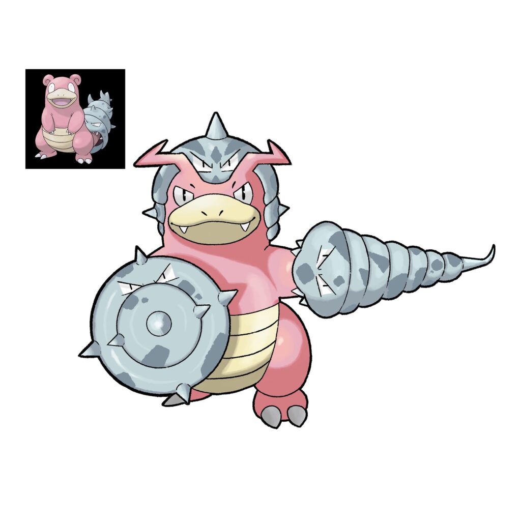 [OC] Drew a "deviant" form of Slowbro