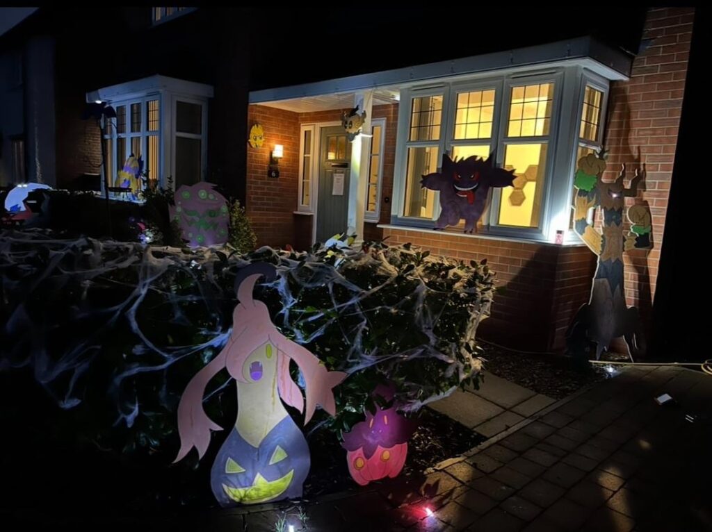 Pokémon Halloween display
