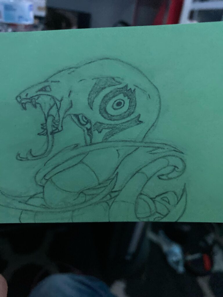 What my girlfriend drew me for our one month