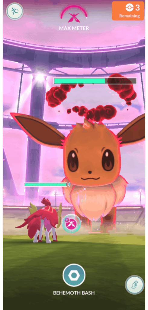 Dynamax Eevee is easier after the event