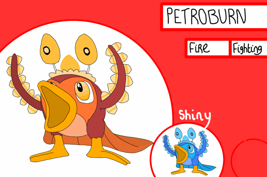 There's a few Pokemon I forgot to introduce earlier in the second Isle. Meet the Petroburn, Potumble and Grubbulk Line, three completely unconnected lines that-- hm? Oh, sorry, I just got a push notification on my Rotomphone...