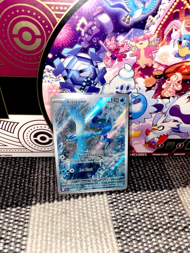 Had an Aldi gift card so spent $43 after tax for 2 advent calendars to rip this month and next in place of ripping packs elsewhere. Had a day 5 hit!
