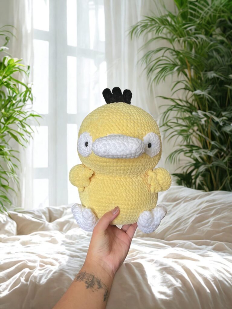 [OC] I Crocheted Psyduck!