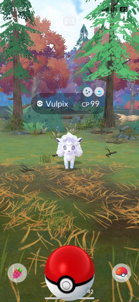 One and only shiny of go wild and it ran because me and my bf were on the highway