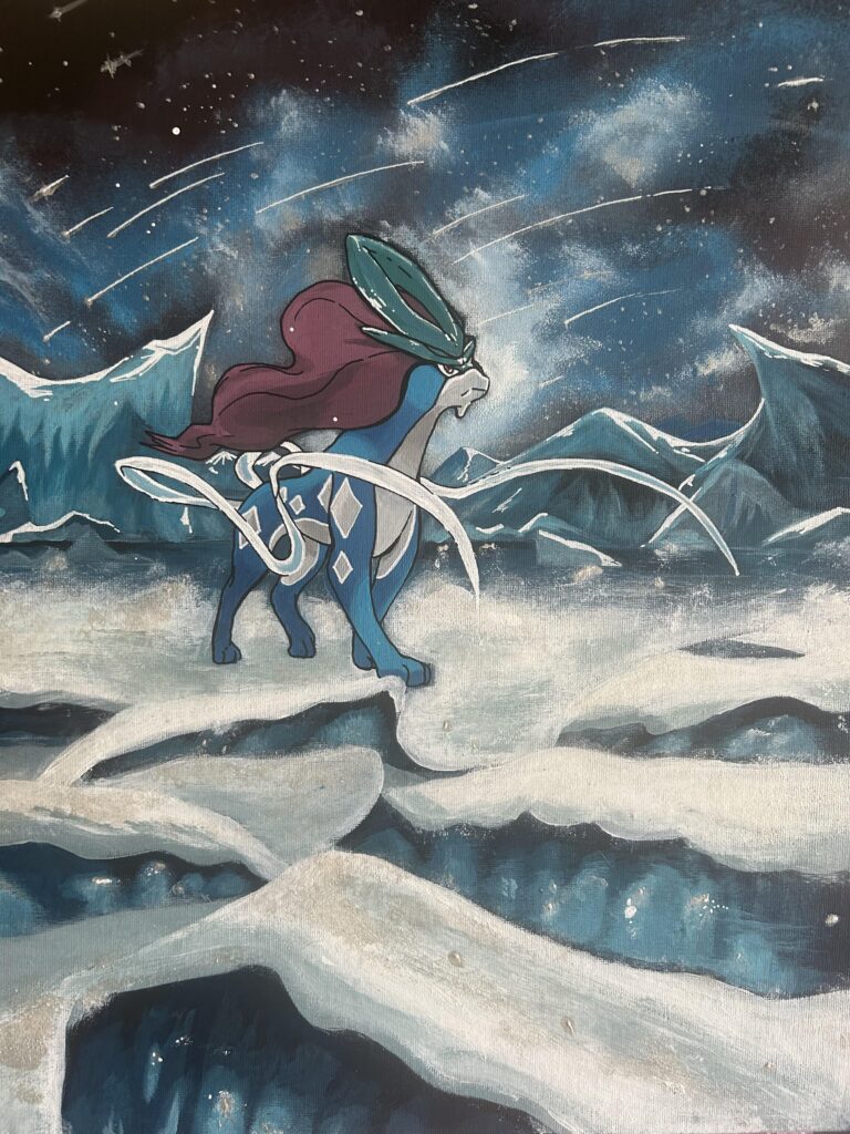 I painted my favourite card! 🤍