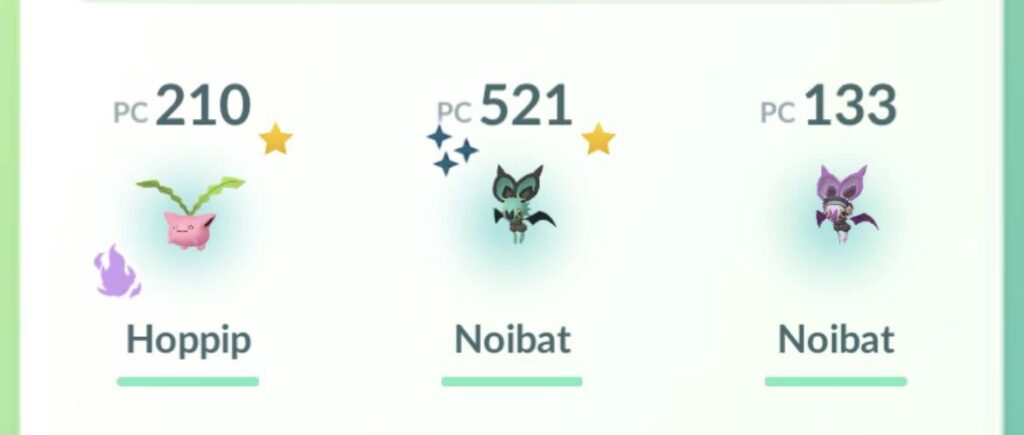 My first shiny at the event and it doesn't have a costume :(