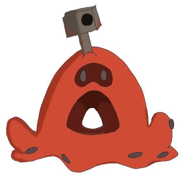 So I’m trying to make a variant of the sandygast line themed around Mars with a new evo (2nd image) that I need some design advice on