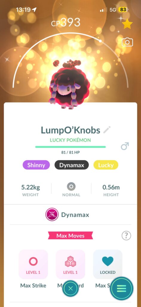 Ready to take on dynamax lugia!