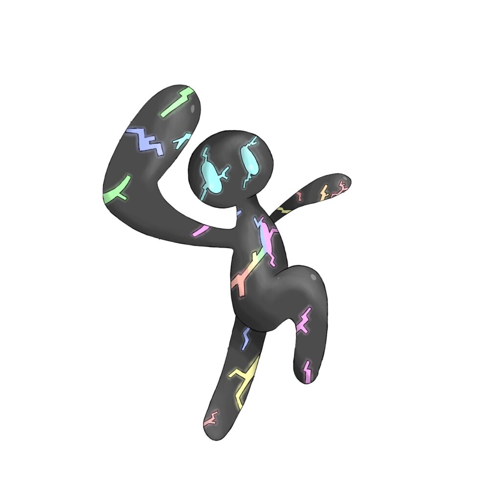 Well he’s very colorful..