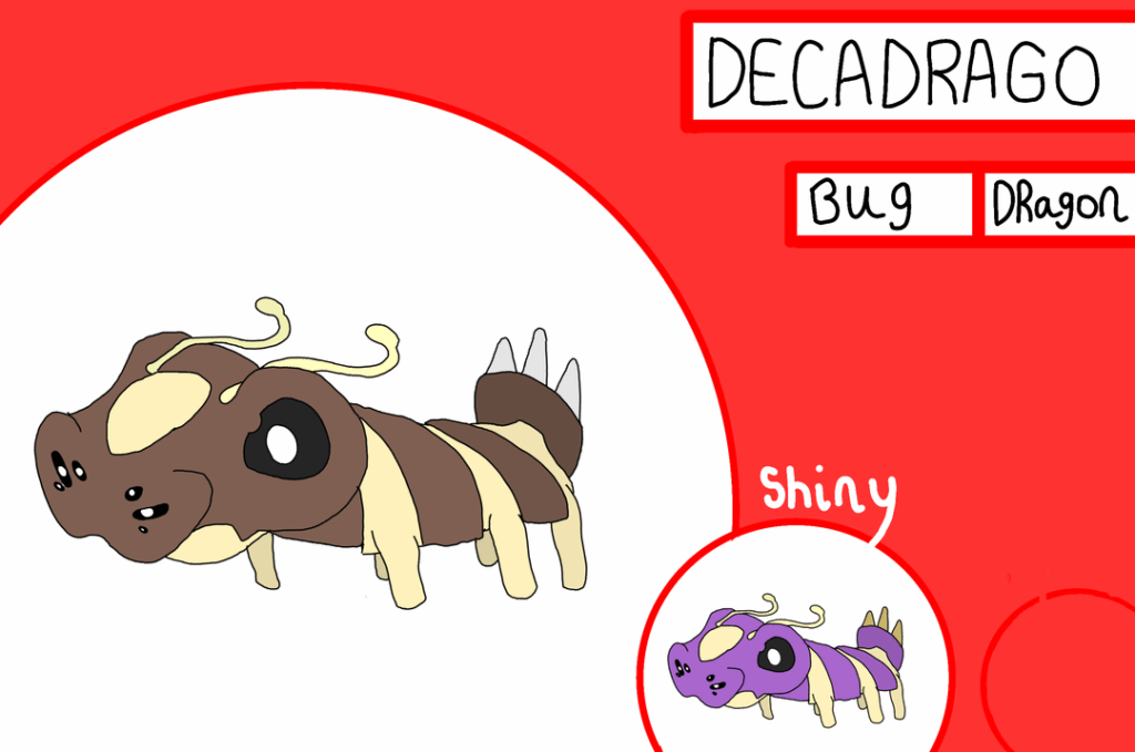 Another Pokemon found in the hollow trees of the marsh- though this time, you'll only need to listen to the sound of its footsteps! Meet Decadrago, Centurragon and Millenawyrm!