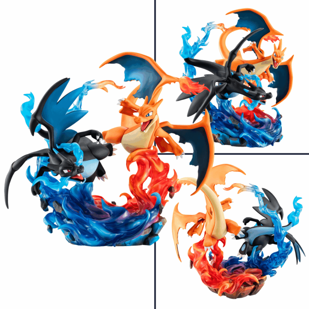 🔥 When Legends Collide — Mega Charizard X & Y Face Off in the New G.E.M.EX Figure! ⚡