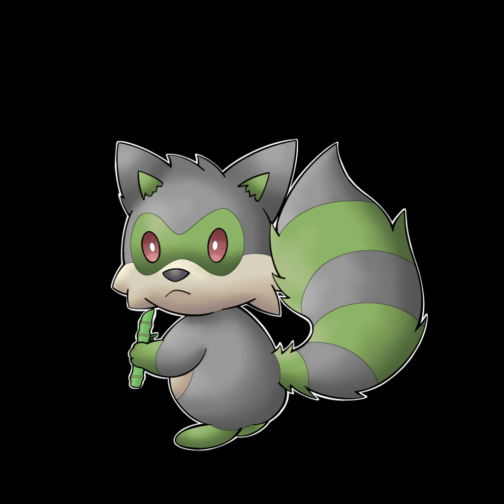 The grass starters for my Louisiana based region (art by u/Meluharegion