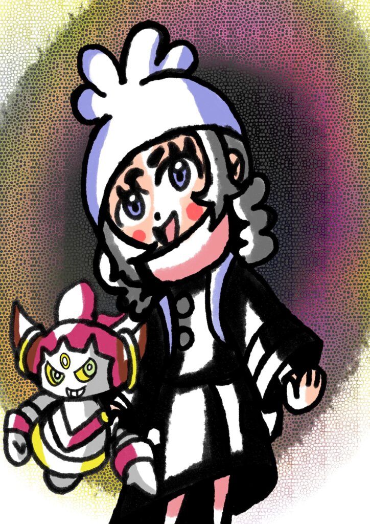 Ansha e Hoopa!! Is very cute and evil?