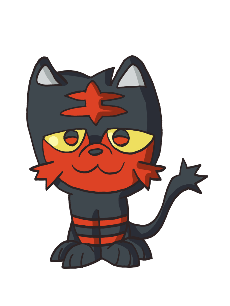 My drawing of Litten