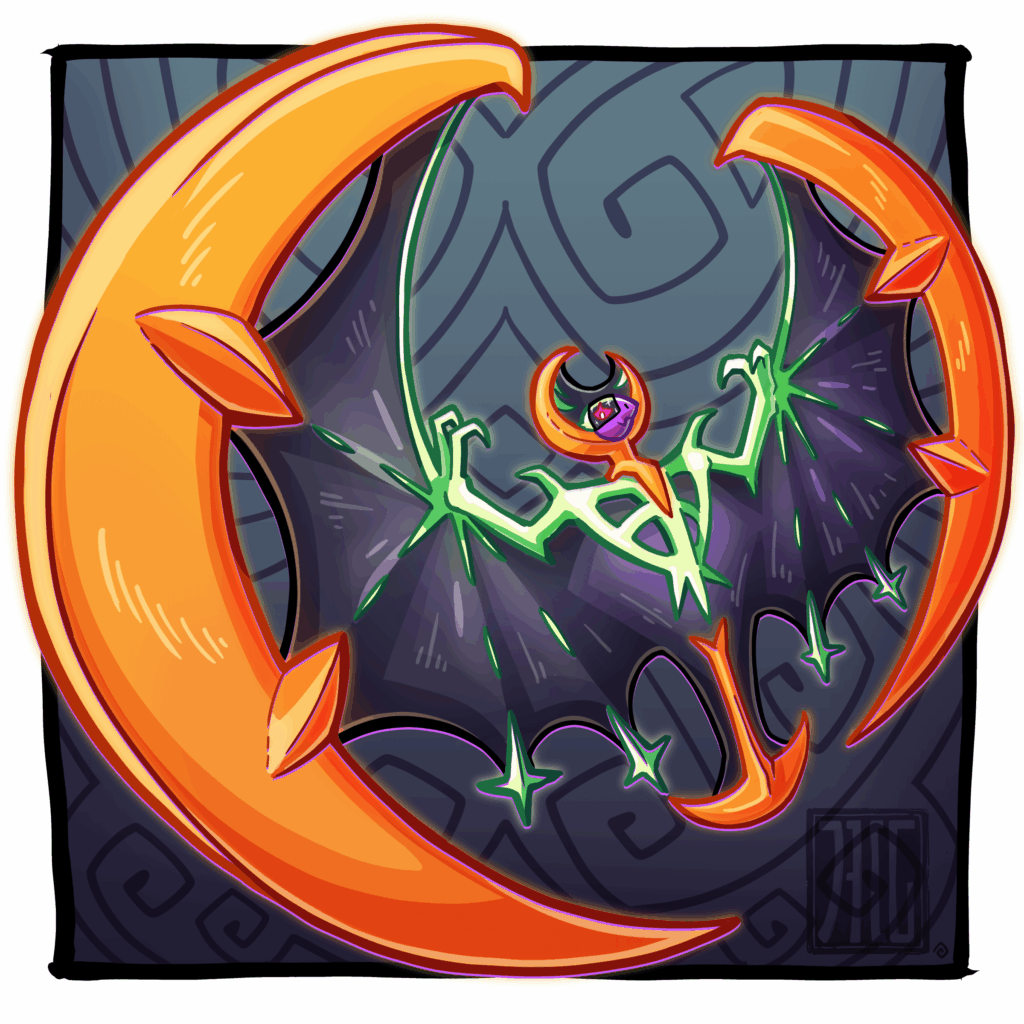 Halloween Ghost Types; Day 29! Lunala!