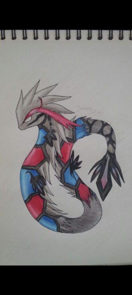 My drawing: mega milotic