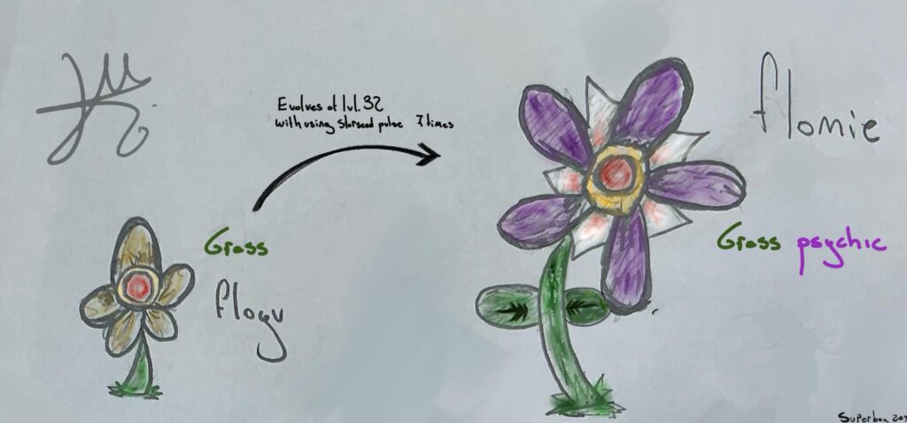 My desing of a convergent pokemon version for staryu and starmie