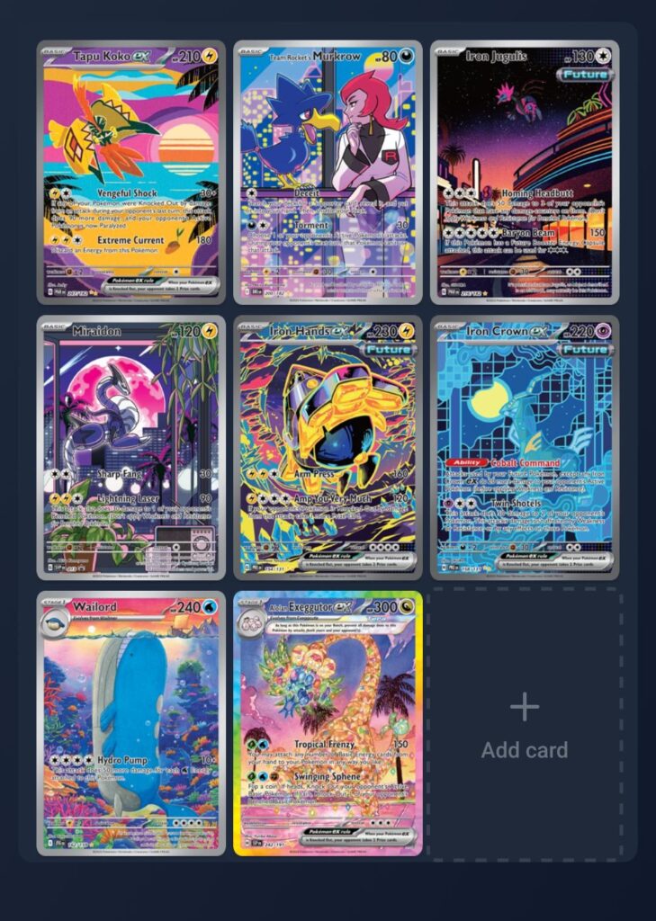 Themed page neon vaporwave
