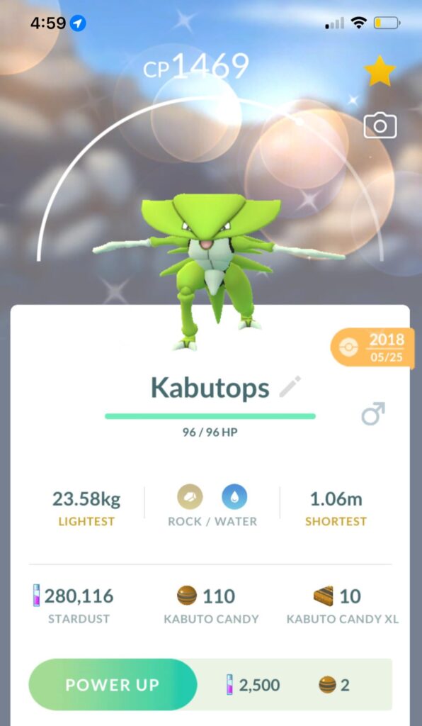 What is your Oldest Wild Shinny?