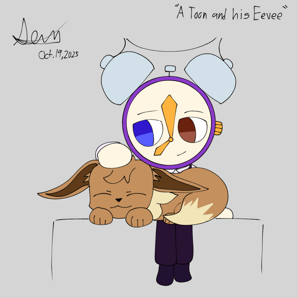 Challenge: Drawing your oc as a kid and their partner pokemon