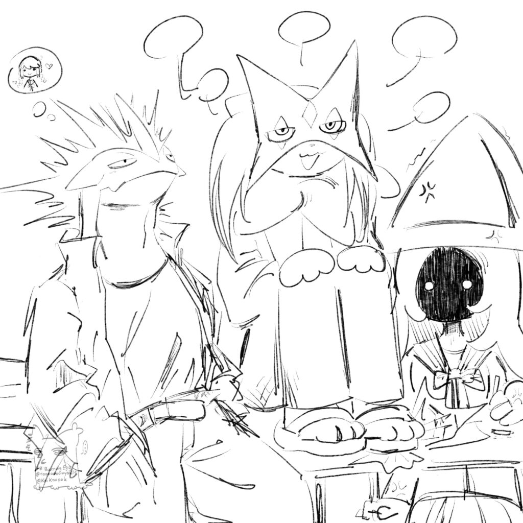 [OC] Japanese high school au or something idk