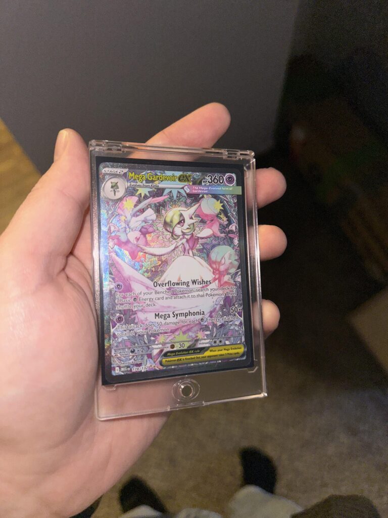 Got 4th place at local league challenge w/ mega venusaur and won 3 packs for the first time, pulled this :,)