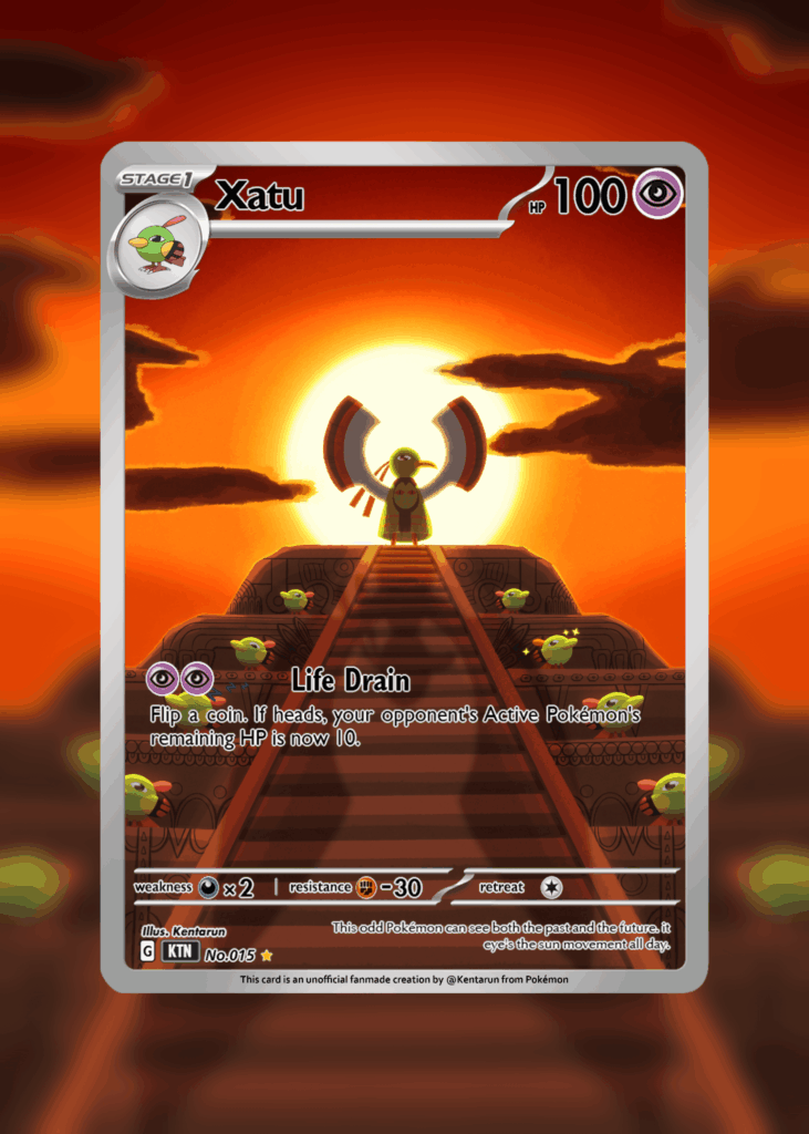 New card I made this time for Xatu, who deserves to have at least one... [OC]