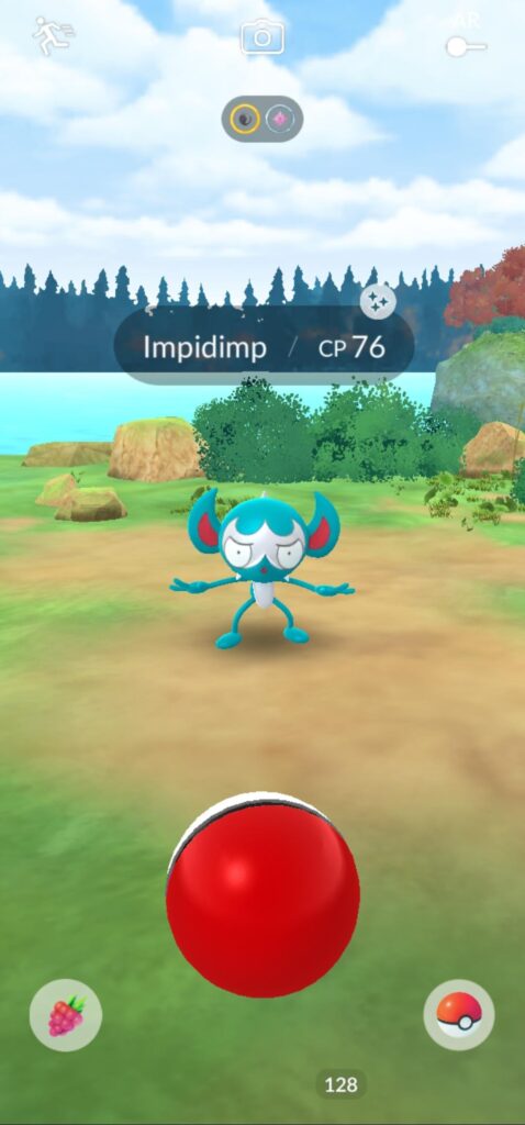 First Impidimp I checked was shiny. No way 😱