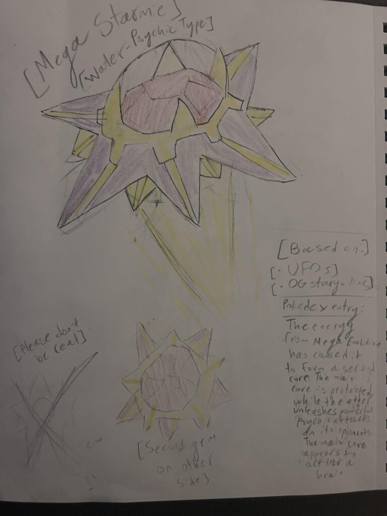 Mega Starmie design