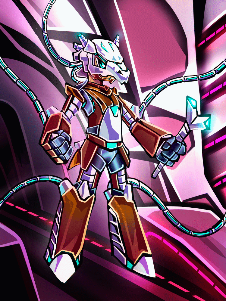 Cubone and Alolan Marowak, pilot and mech (Art by me!)