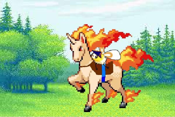 Lord Godfrey on his Noble Steed