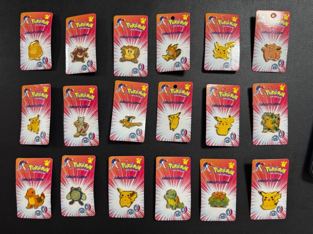 My Complete 1999 Vintage Pokémon Pin Collection