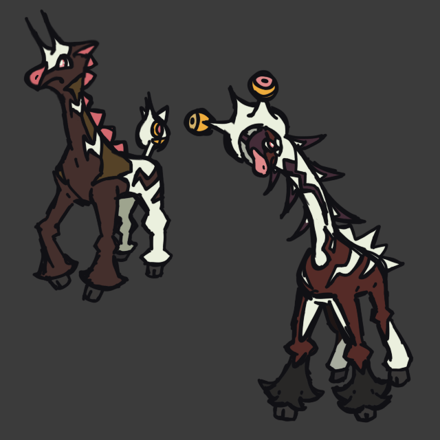 Regional Variant Girafarig and Farigiraf