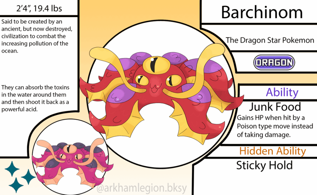 Some Spooky Kaiju Fakemon