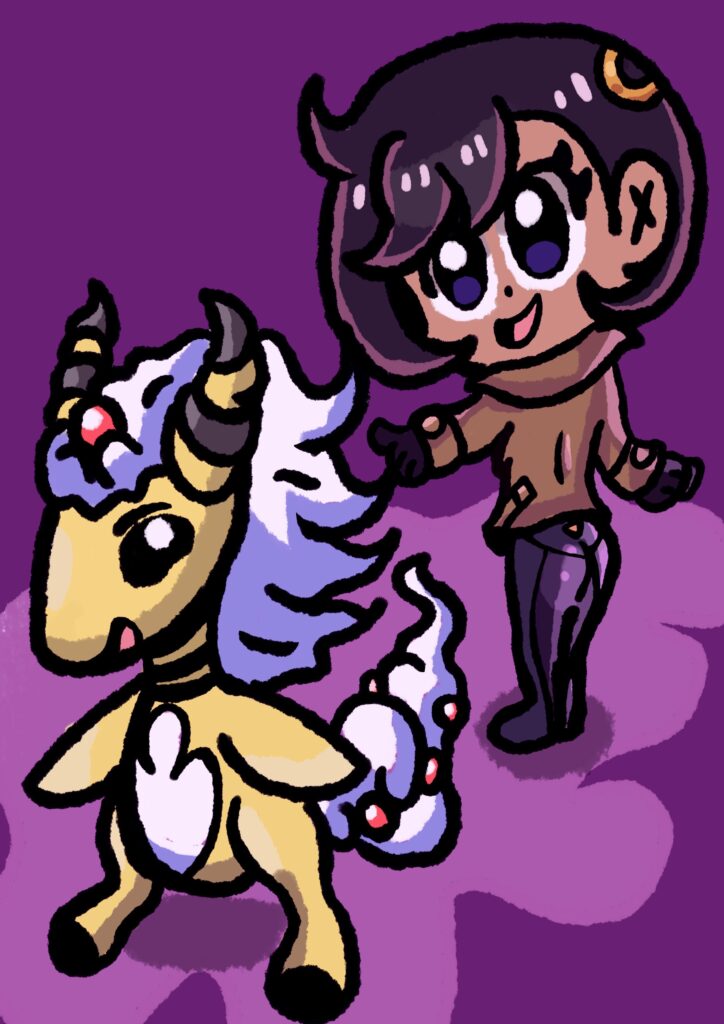 Emma have a big...Ampharos! Yes! Have a big mega Ampharos :)