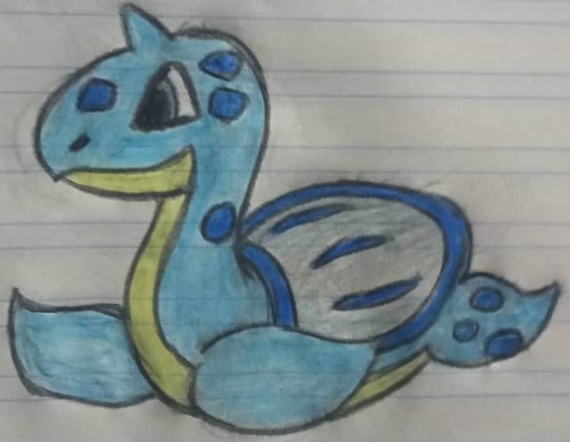 Forma pre evolucionada de lapras resucitada a partir de un fósil Type:Water/Rock