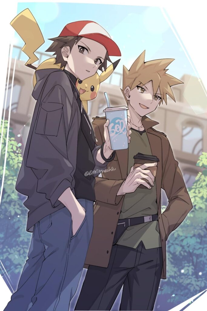 [Non-OC] (Red & Blue by einnimnech88)